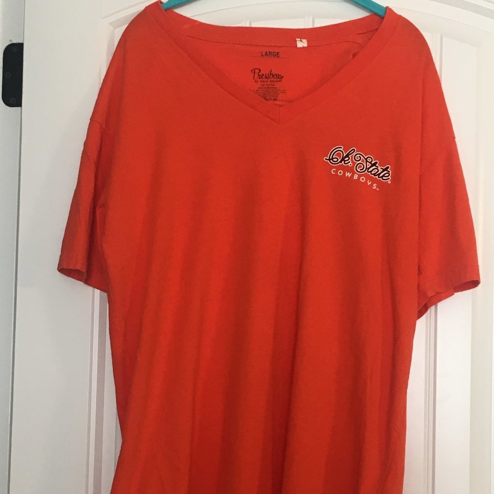 Royce Apparel orange Ok State t-shirt, Large